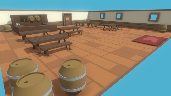 Terluna Tavern 3D Model