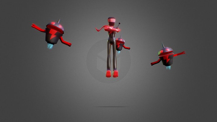 Space Channel 5- Shadow and The Rhythm Rogues 3D Model