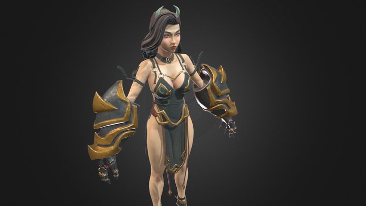 Character_Gril 3D Model