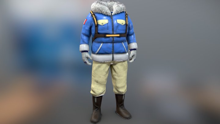 Trekking Sportswear 3D Model