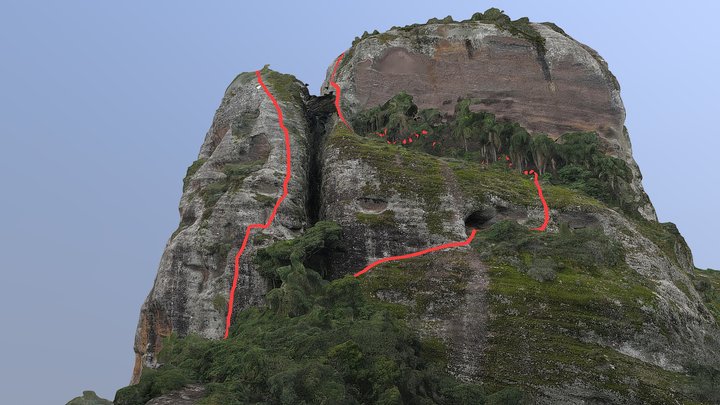 Primeiras vias de escala de Caçapava do Sul 3D Model