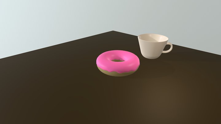 WIP Donut 3D Model