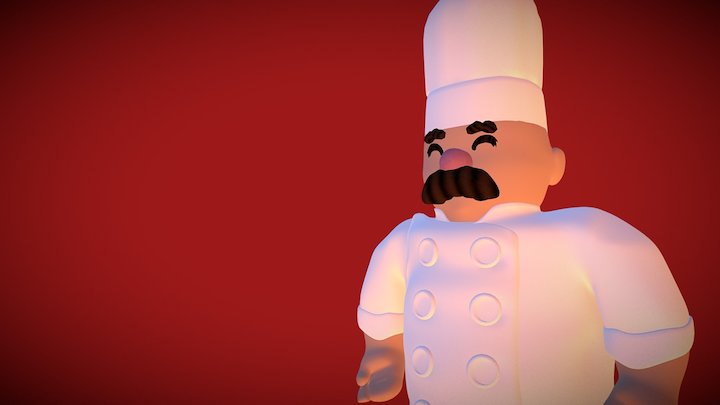 Band of Brawlers: Chef Revetoni 3D Model