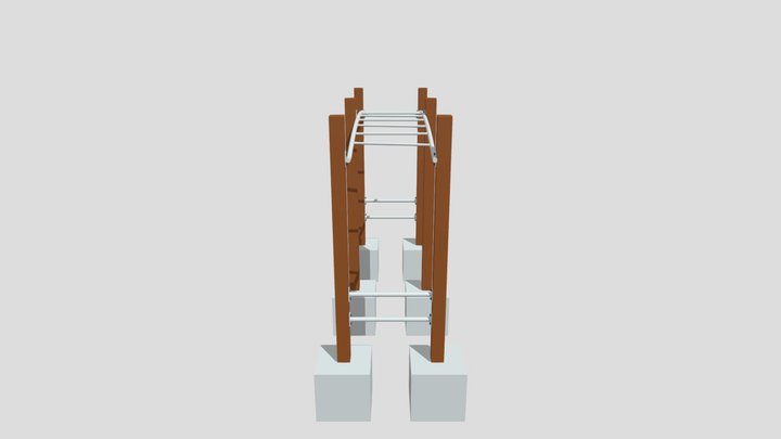 UP CURVED MONKEY BARS DG0204 3D Model