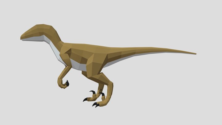 Low Poly Velociraptor