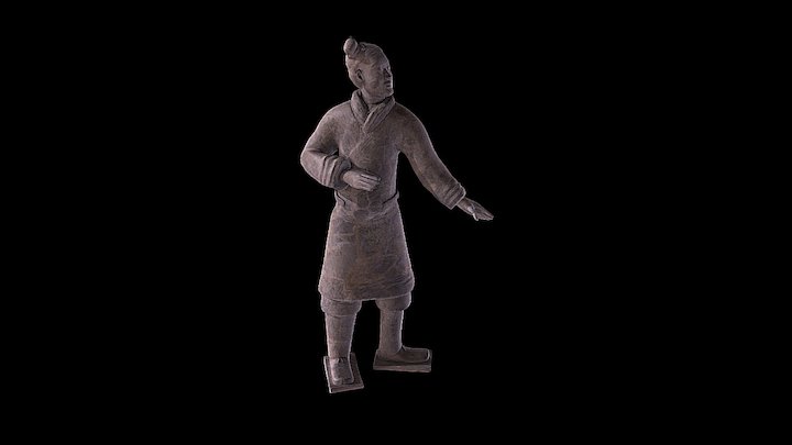 Standing Archer 3D Model
