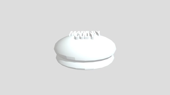 Frosted Sugar Cookie 3D Model