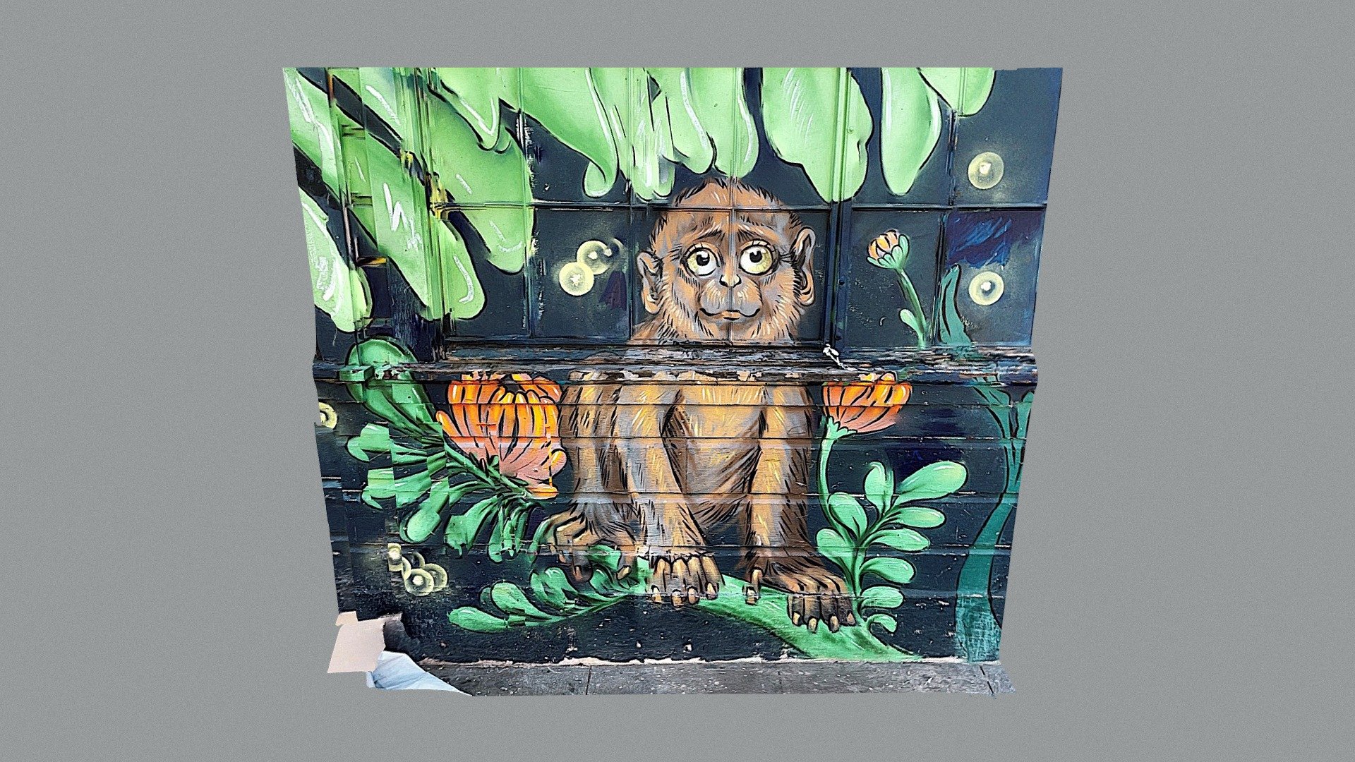 Little Monkey on the wall