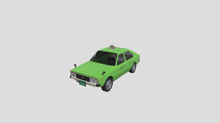 Hyundai Pony1 Taxi 3D Model