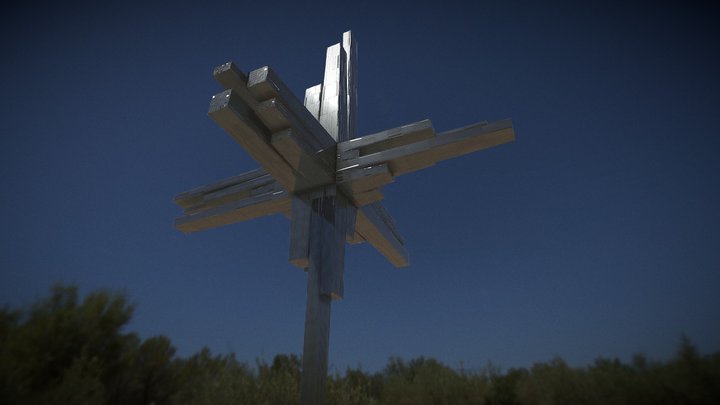 Random Space Ship (TJS - 2090) fake project 3D Model