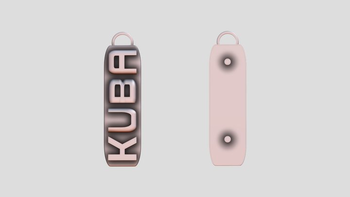 KUBA LOGO 2-WAY KEYCHAIN