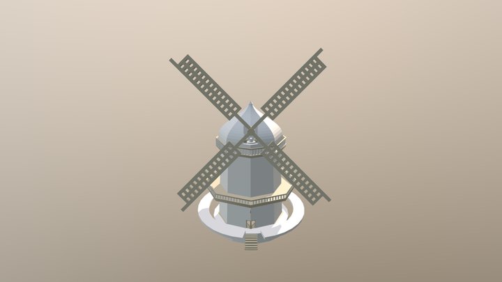 windmill 3D Model