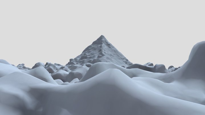 Snow Pyramid 3D Model