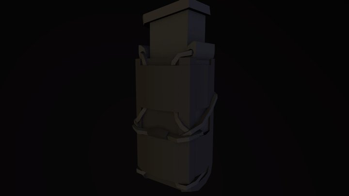 Pistol Mag Pouch 3D Model