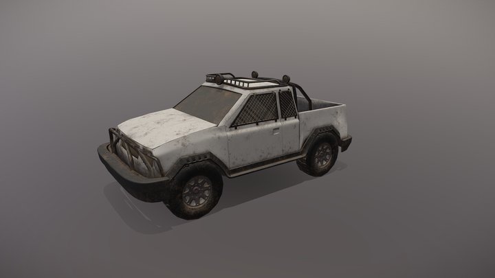 Dirty Vehicle 3D Model