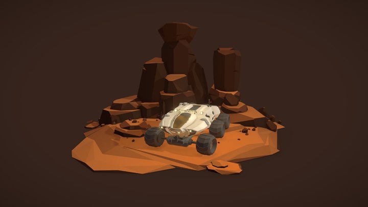 Mars rover 3D Model