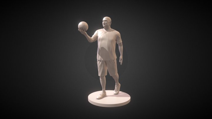 Volleyball player 3D Model