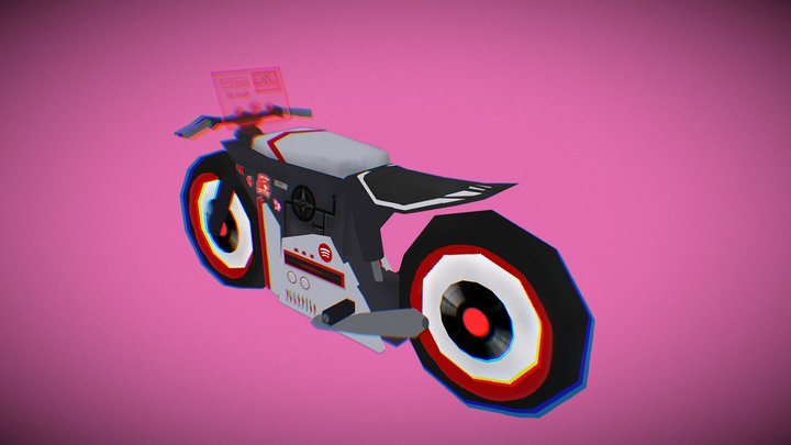 future Motorcycle 3D Model