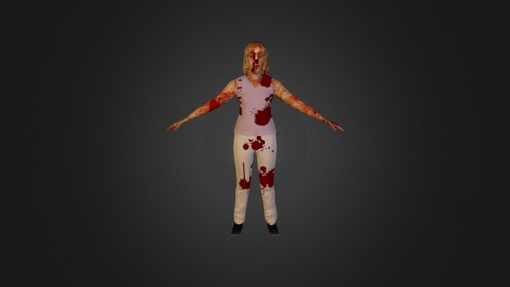 Zombie4 3D Model