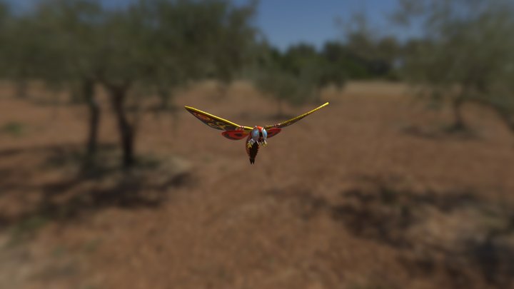 Mothra 3D Model