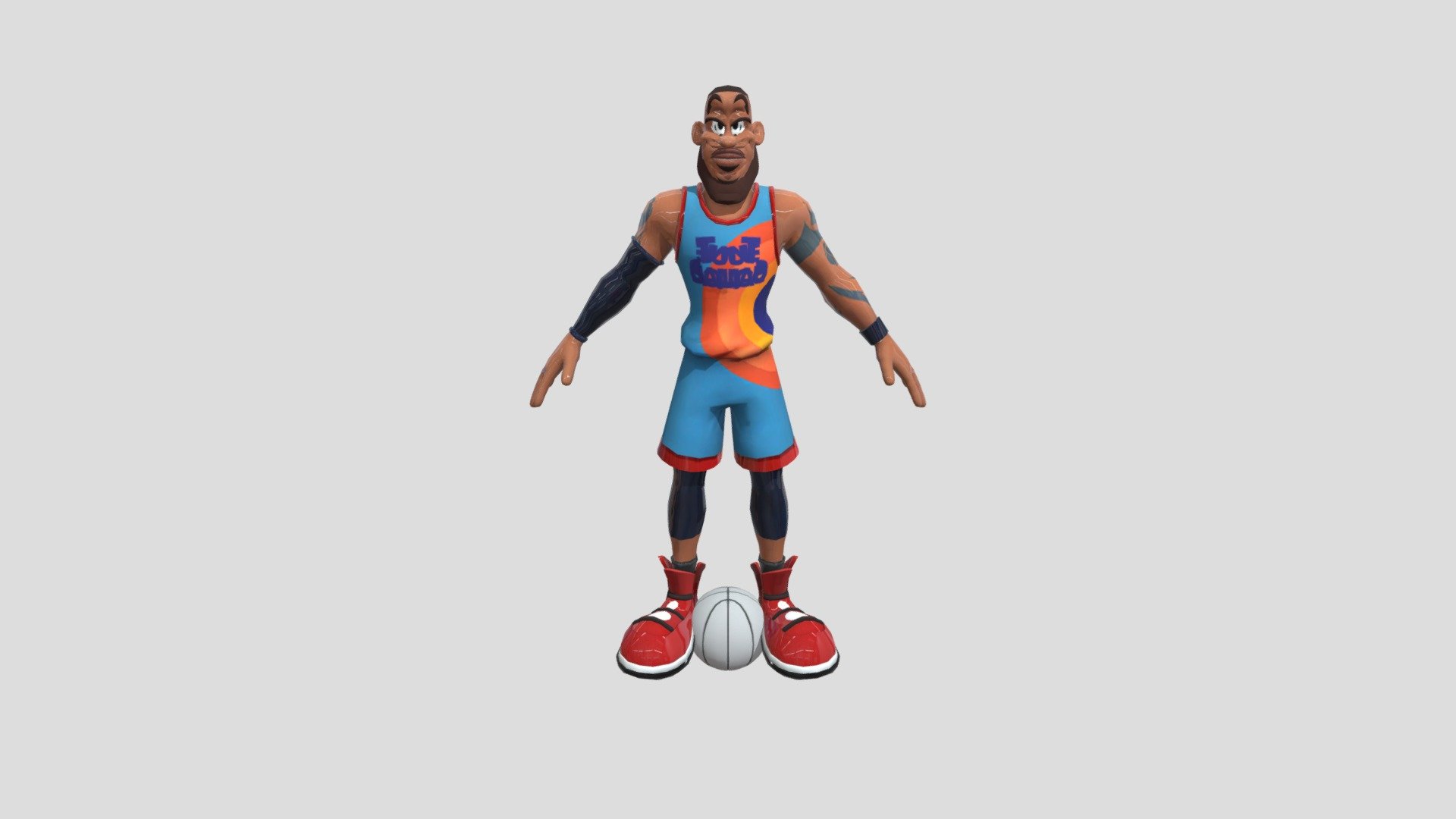 Looney Tunes World Of Mayhem Le Bron James - Download Free 3D model by ...