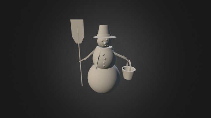Snowman  3D Model