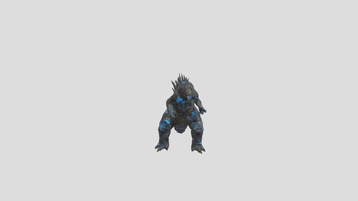 Godzilla roar  unfinished 3D Model