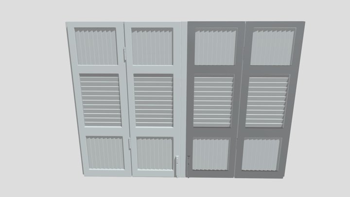 Arabic-Stylish window 3D Model