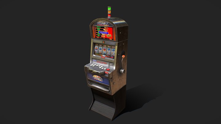 Partouche Megapot Slot Machine 3D Model