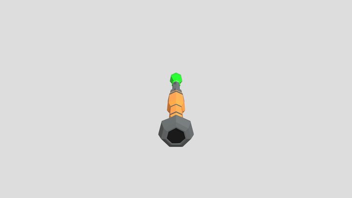 bazuc chicken gun 3D Model