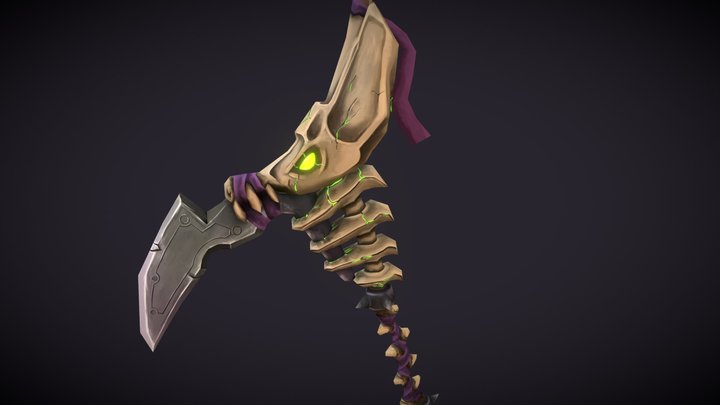 Death Saurus Scythe of Bane 3D Model