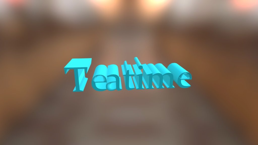 Teatime_text — Sketchfab embed 3D viewer