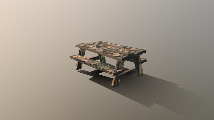 Pinic table 3D Model