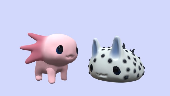 Dolly and Lollipop 3D Model