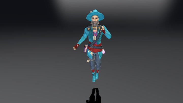 Wizard - Journeyman Character 3D Model