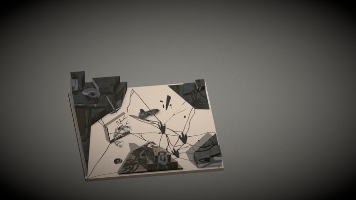 Diorama Camio Miquel 3D Model