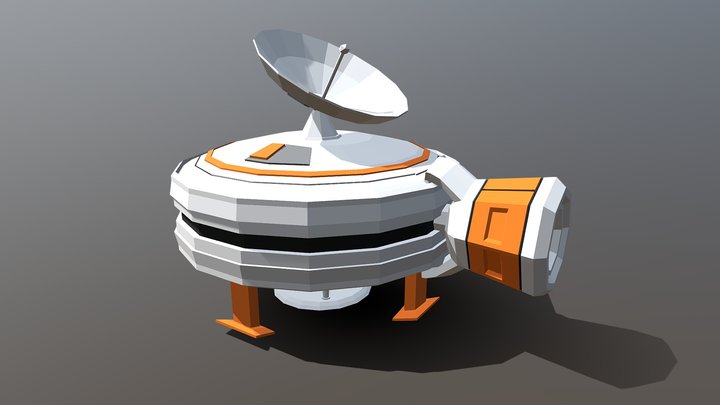 Rotunda Space Ship 3D Model