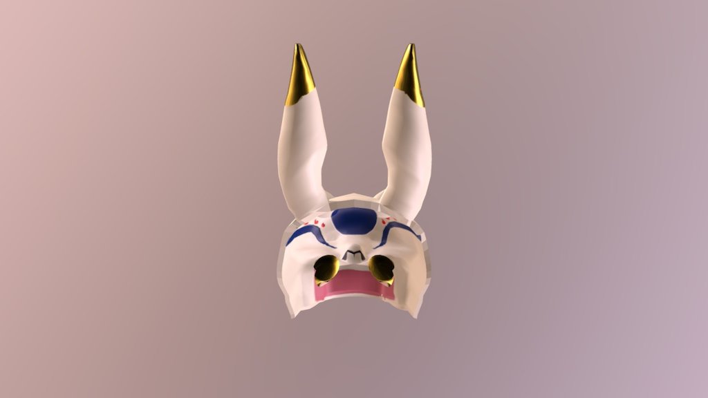 Rabbit Mask - 3D model by AyannaJones [04c0809] - Sketchfab