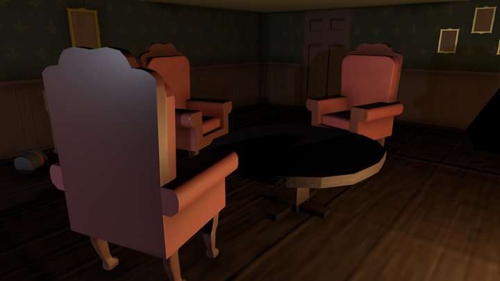 Victorian Room 3D Model