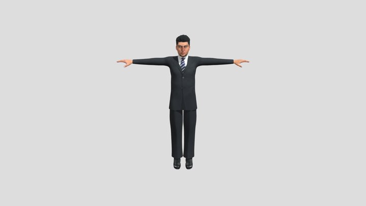 Professional Men 3D Model