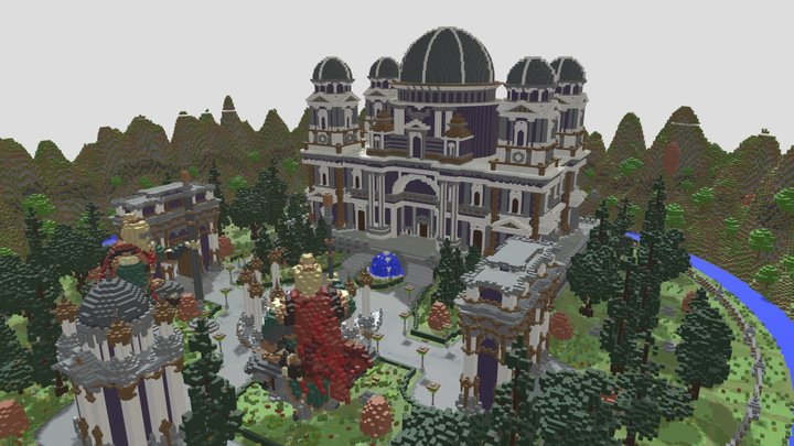 HUB Mansion 3D Model