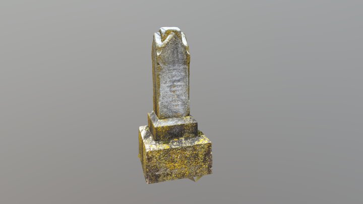 Dublin Cemetery Headstone 3D Model