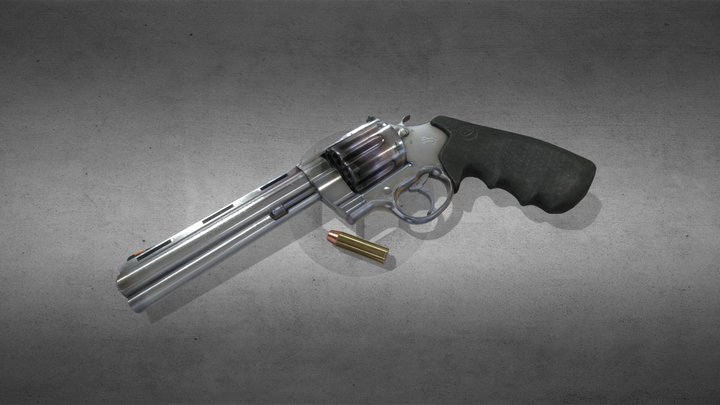 Anaconda Revolver - Free 3D Model