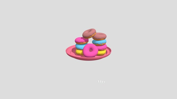 Donut 3D Model