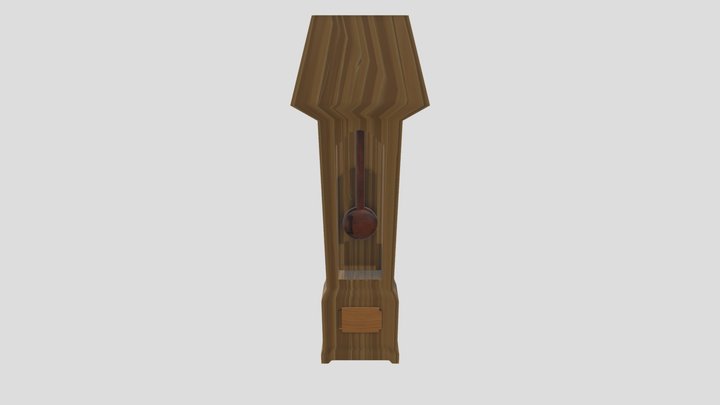 Grandfather Clock 3D Model