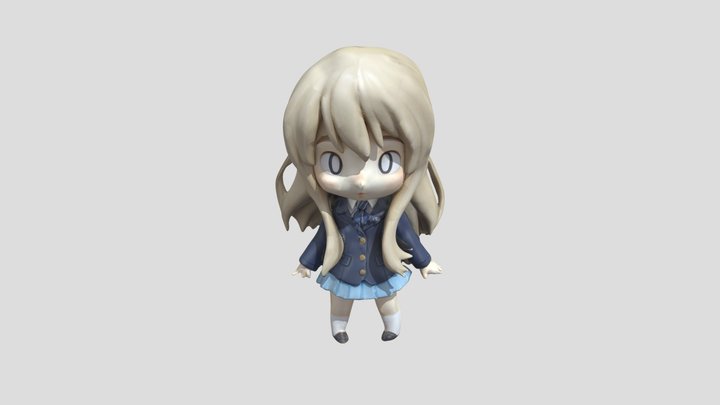 Anime Chibi Surprise 3D Model