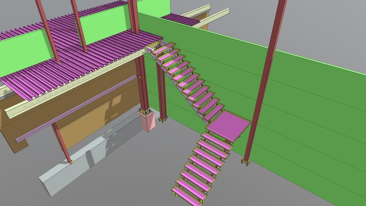 lestnica EVA 3D Model