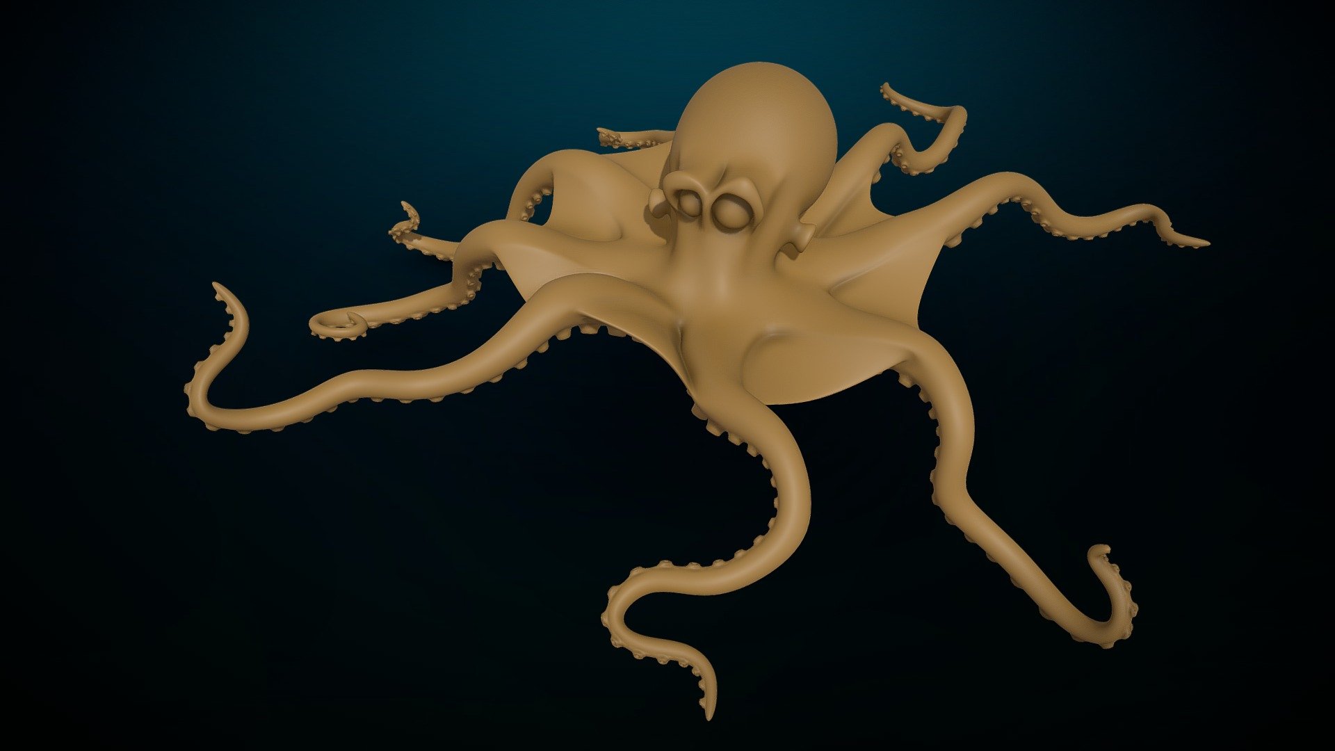 octopus toon (3dprint) - Buy Royalty Free 3D model by giobiancoFB ...