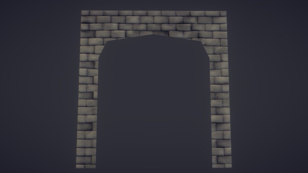 Wall Arch - 3D model by Kim Kaurin (@kimkaurin) [04c64fb] - Sketchfab