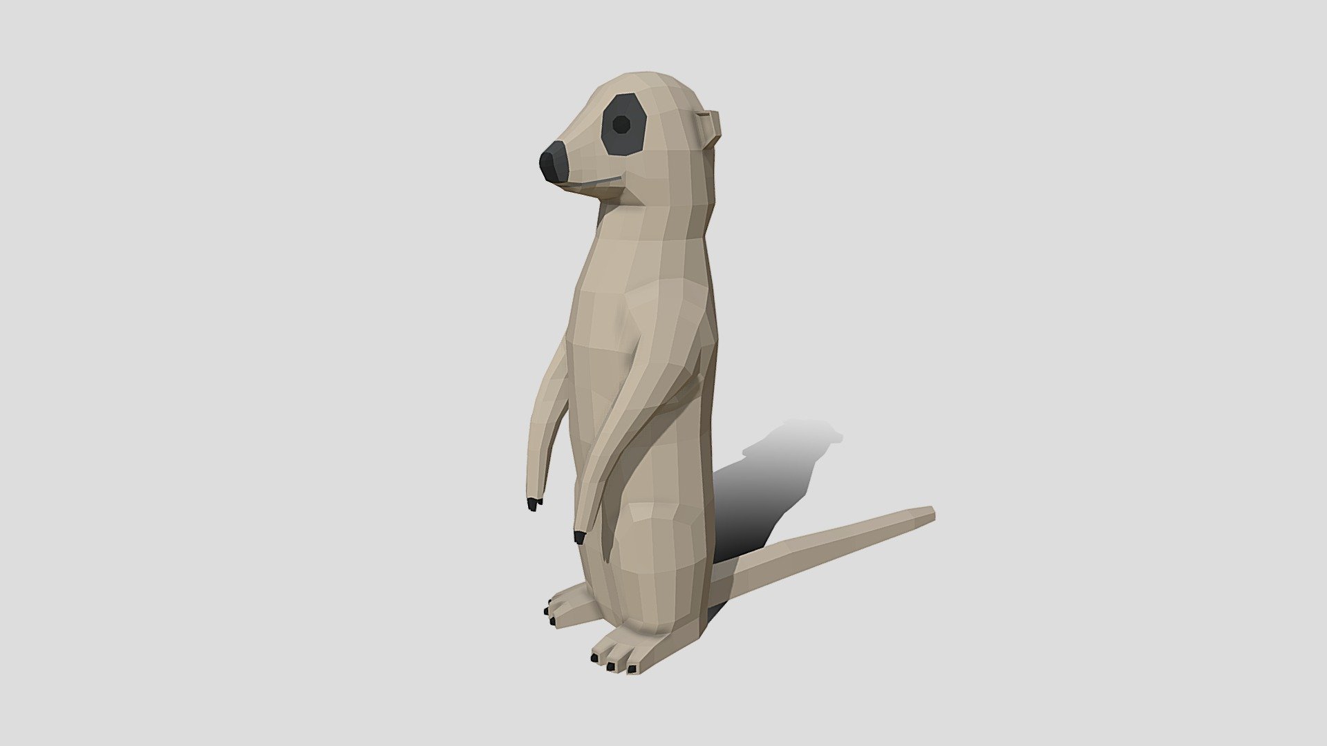 Low Poly Cartoon Meerkat - Buy Royalty Free 3D model by chroma3d ...